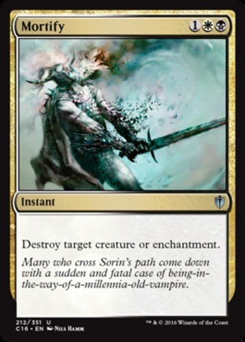 Mortify NM, English MTG Commander 2016