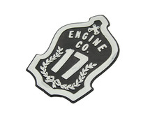 Deluxe Reading Toys Vintage Firemans Hat Badge Engine 17 From Fire Chief Set