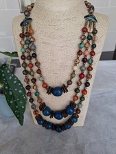 TAGUA Nut ACAI SEEDS NECKLACE, artisanal organic Jewelry, handmade, Ecuador