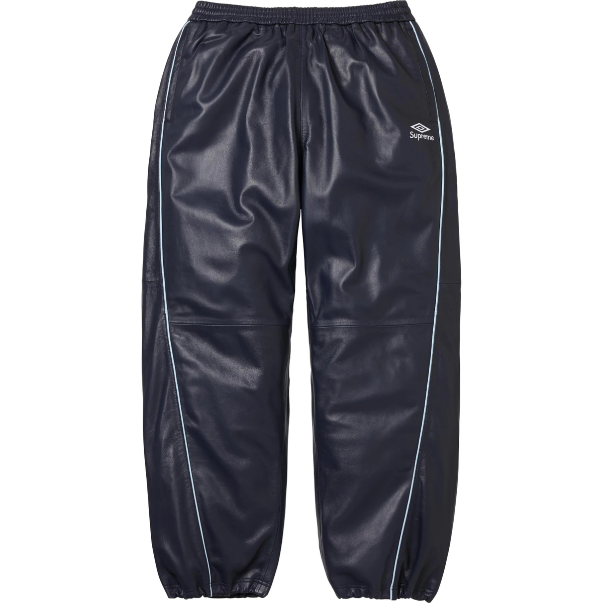 Supreme x Umbro Leather Track Pant Black Navy Pink 3colors FW25 | eBay