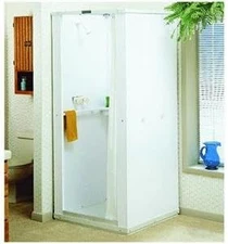 E.L. Mustee 80 32X32 Durastall Shower, White