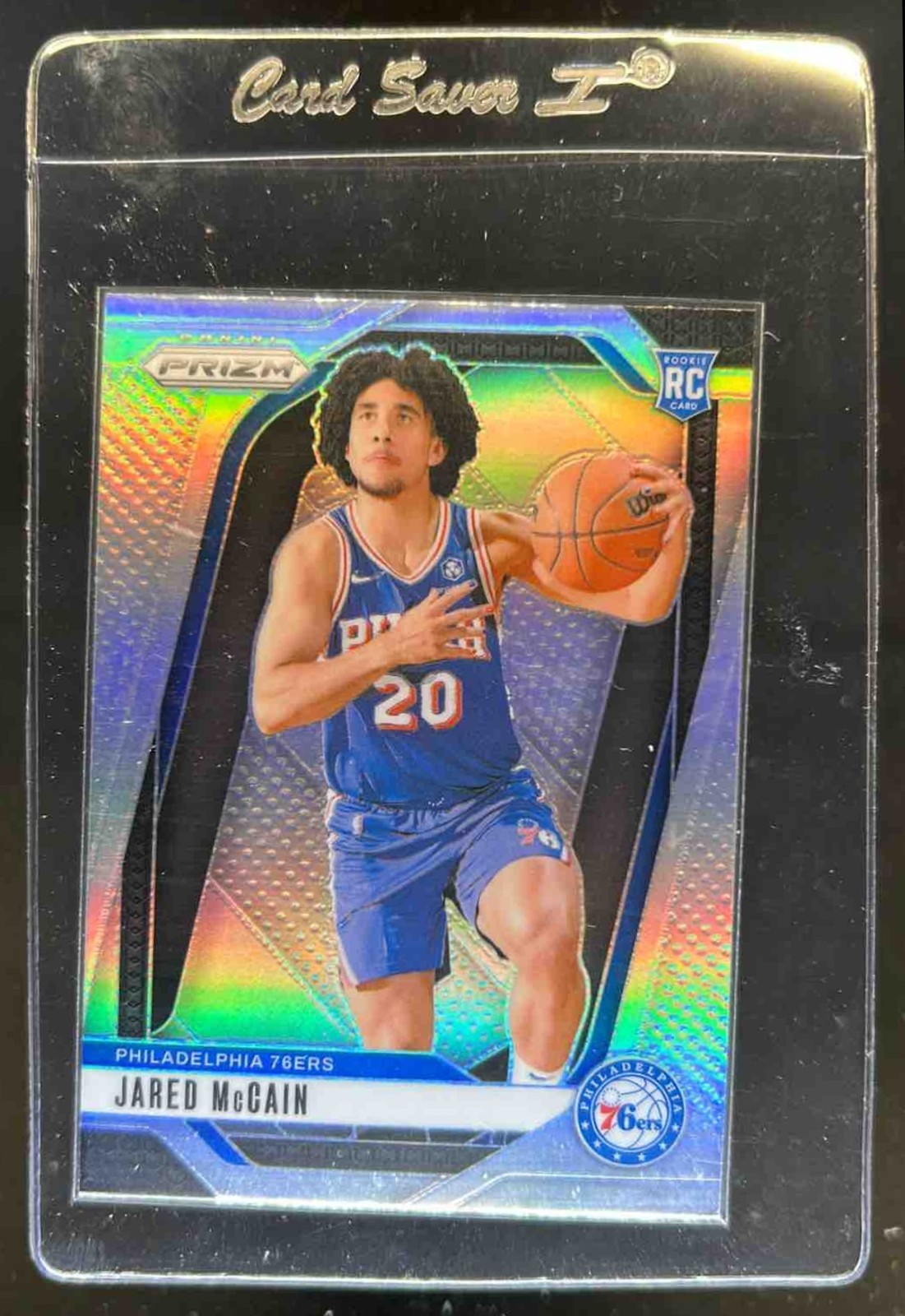 2024-25 Prizm Jared McCain RC Silver Rookie #222 76ers