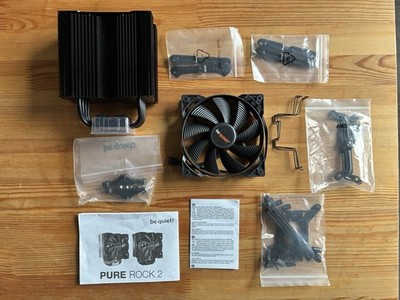 be quiet! Pure Rock 2 CPU Cooler| Intel-1700 1200 2066 1150 1151 1155 / AMD-AM4
