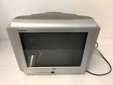 RCA TruFLAT 14 Inch CRT Color Television Retro Gaming TV Model 14F512T W Remote