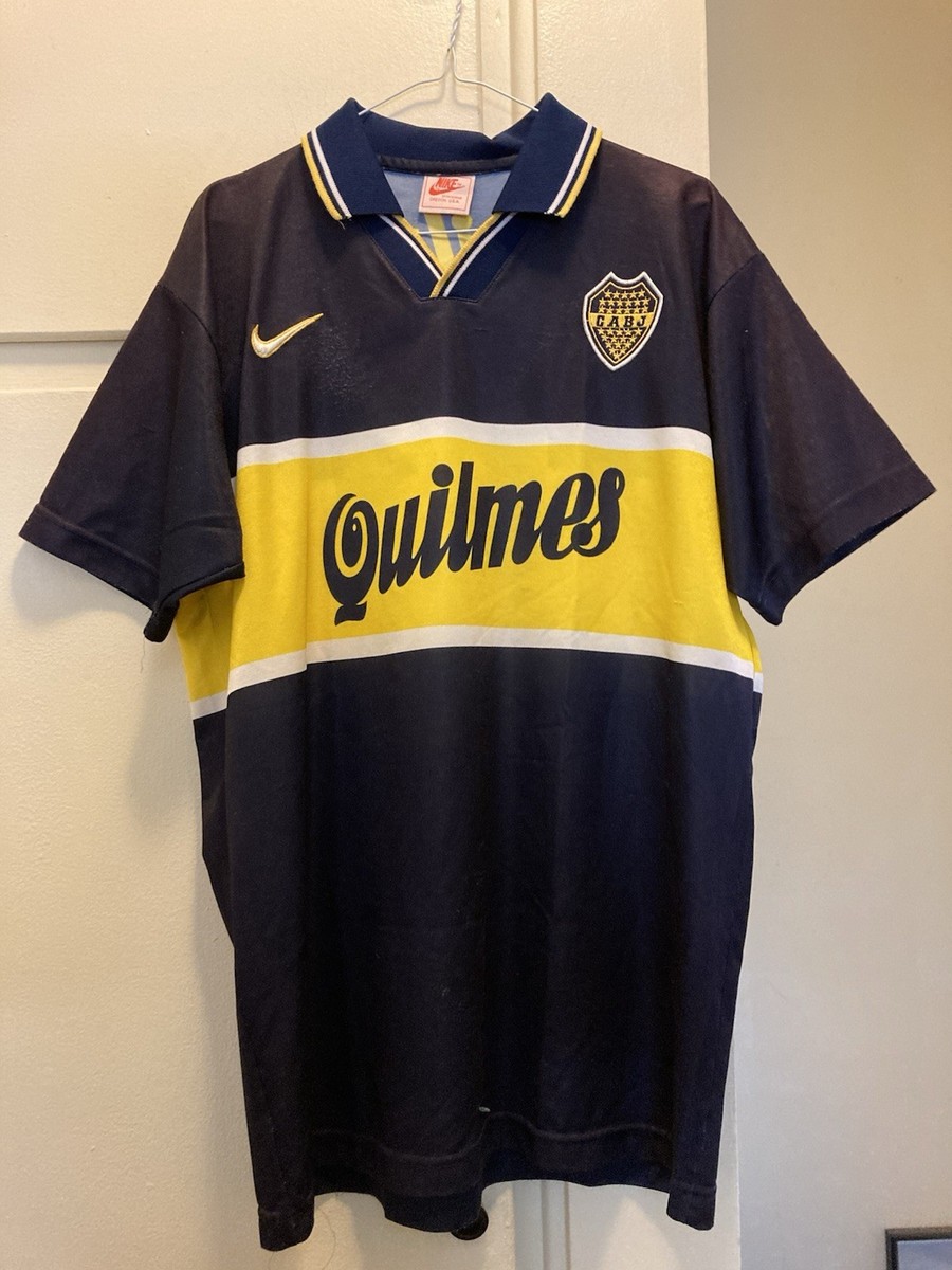Vintage 1990s Boca Juniors Soccer Jersey Sz M Xeneizes CABJ