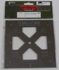 Gale Force Nine Flames of War Artillery Template NEW GF9 AT001 WWII game aid