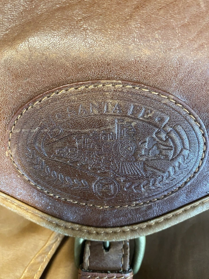 Dilana Santa Fe Leather Backpack Pockets Well Made Rugged Hiking Old Money Lux - Image 2 of 4