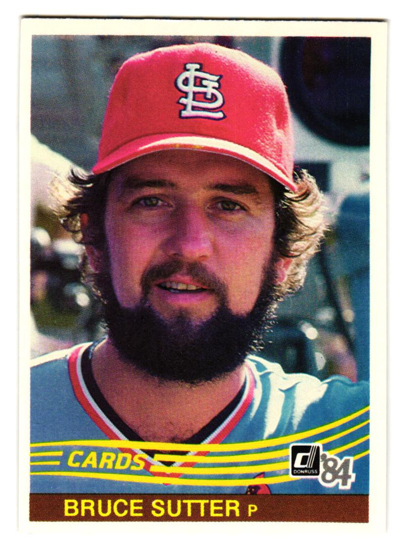 1984 Donruss - Bruce Sutter #534 St. Louis Cardinals Chicago Cubs HOF