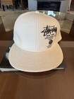 Rare Stussy World Tour White Wool Embroidered Snapback Hat Cap Vintage 90s Rare — photo 5