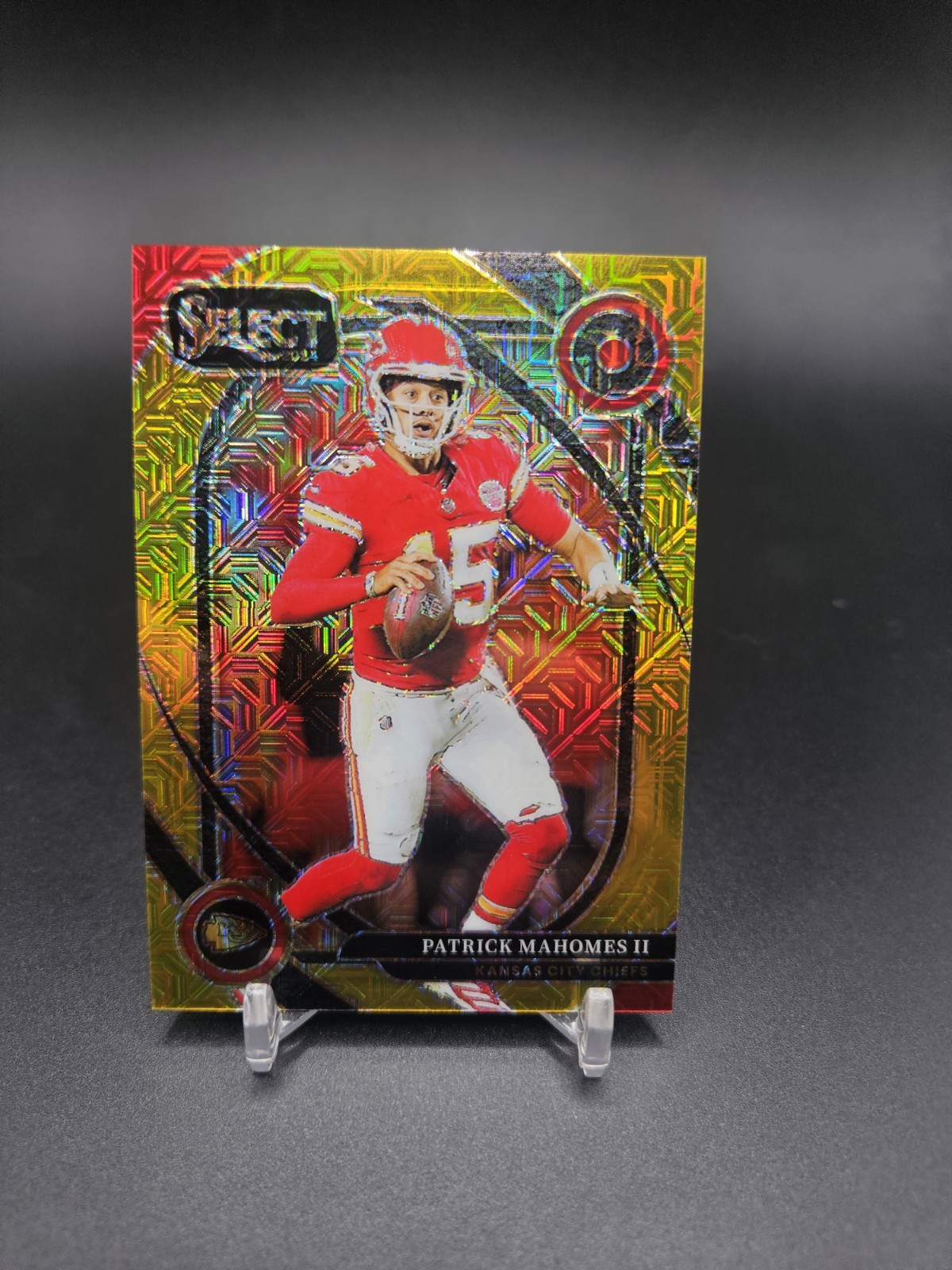 2024 PANINI SELECT GOLD PRIZM #223 PATRICK MAHOMES II #1/10  CLUB LEVEL