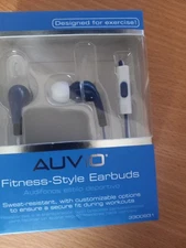Auvio Fitness Style Earbuds 3300931 Blue/White