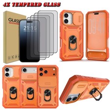 For iPhone 17/17 Pro/17 Pro Max/Air Shockproof Case Slim Cover / Tempered Glass