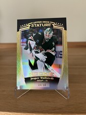 2024-25 Upper Deck Stature - Rookies Jesper Wallstedt,   #41 Gold /50 (RC)