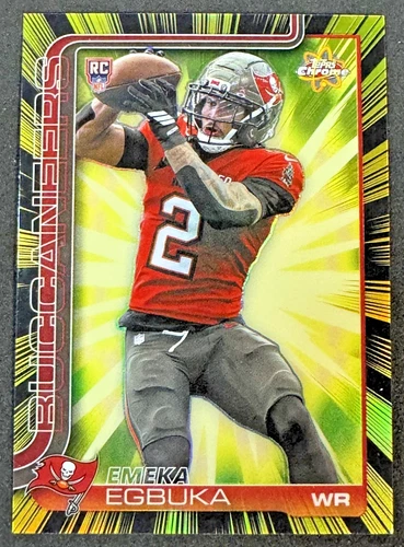 2025 Topps Chrome Emeka Egbuka Base (RAW)