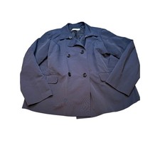 Marina Rinaldi Navy Blue Double Breasted Blaz...