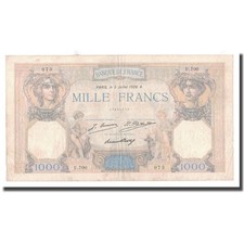 [#140837] France, 1000 Francs, 1928, 1928-07-05, VF, Fayette:37.2, KM:79, a