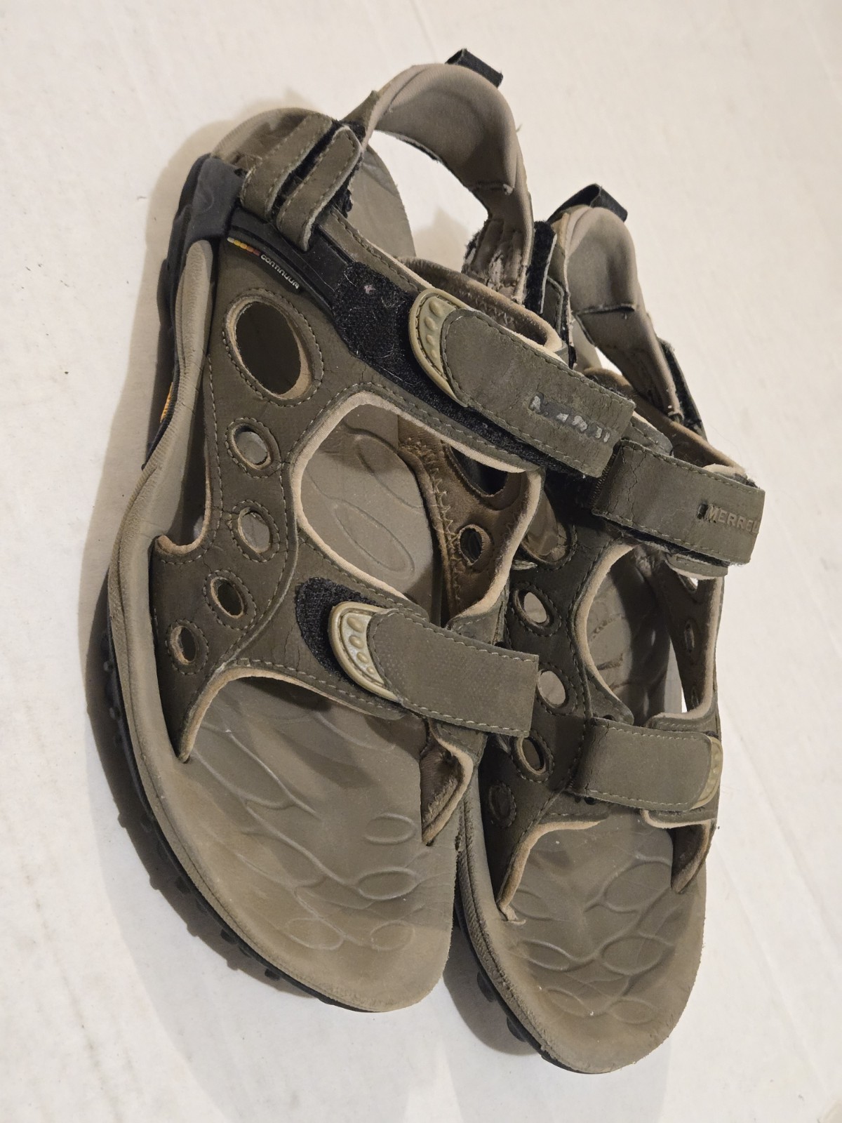 Merrell sandali performance pelle marrone donna taglia 9 comodi vacanza