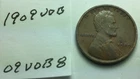 1909 VDB ; Wheat Penny ; good condition # 09VDB8