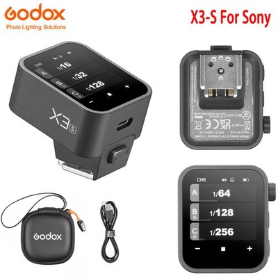 US Godox X3-S 2.4G TTL HSS Flash Trigger Speedlite Transmitter for Sony Camera