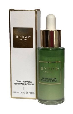 BYROE NEW YORK Celery AHA + LHA Resurfacing Serum 1oz/30mL Full SZ