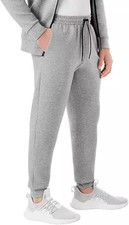 NWT Everyday Active Jogger Heather Gray Side Pocket Stretch Members Mark Mens S