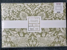 William Morris Strawberry Thief Tonal Olive Green 1x Oxford Pillowcase 50cmx75cm