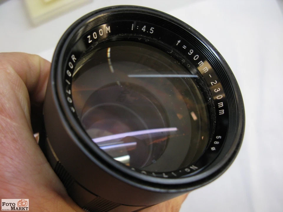 Lente de Zoom Soligor (T2-System) 4,5 / 90-230 MM para Miranda Slr-Camara (44mm) - Imagen 4 de 4