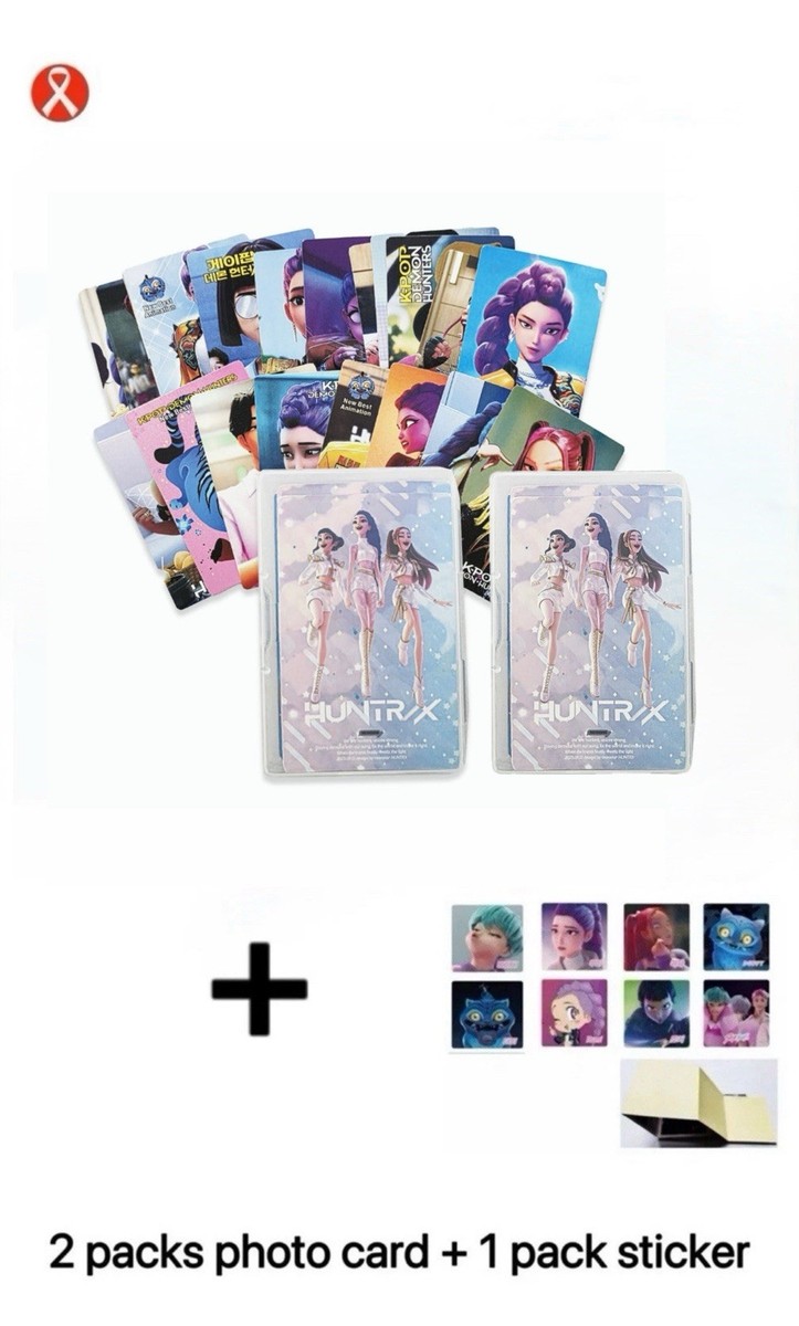 Kpop Demon Hunters Photo card Case Set-18pcs each/total 36Cards