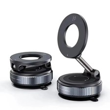 360  Adjustable Magnetic Vacuum Suction Cup Car Phone Holder Mount for MagSafe
