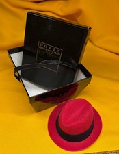 Vintage Salesman Sample-Dobbs NY gift certificate hat w/belt buckle closure