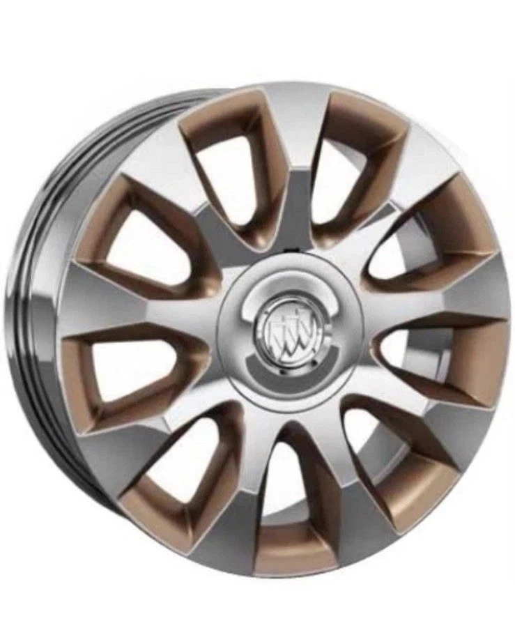 NOVO 2011-2017 Buick Enclave 9 raios tampa central de roda cromada GM 9597721 - Imagem 4 de 4