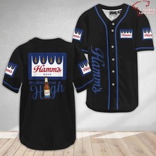 Hamm8217s Beer Make Me High Baseball Jersey e5v 12
