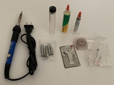 Soldering Iron 60w adjustable temperature with extra s