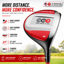 357 Fairway Hybrid Golf Club Senior Flex Right Hand High Launch Wood