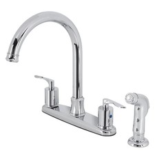 Kingston Brass FB779.SVLSP Serena 1.8 GPM Deck Mounted Standard - Chrome