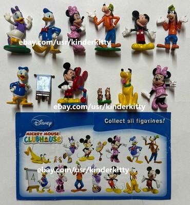 Mickey Mouse and Friends, Landrin Disney, Russia, rare toys, Kinder Surprise set