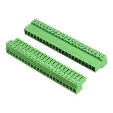 1 Set 22 Pin 3.81mm Pitch PCB Mount Screw Terminal Block Connector Phoenix Plug
