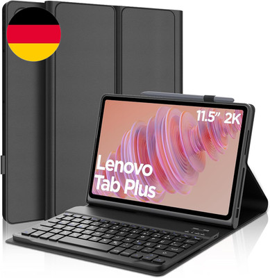 Tastatur Für Lenovo Tab plus Tablet 11.5'' 2024, TB351FU, Hülle Mit Tastatur Für
