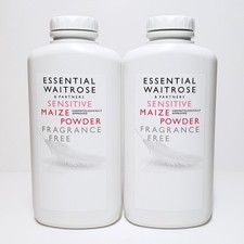 2x Waitrose Essential Sensitive Maize Powder 250g (500g Total) – Fragrance Free