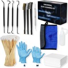 Gun Cleaning Supplies Kit - Handgun Cleaning Kit Incl. Cloth Brush Swabs Pick.
