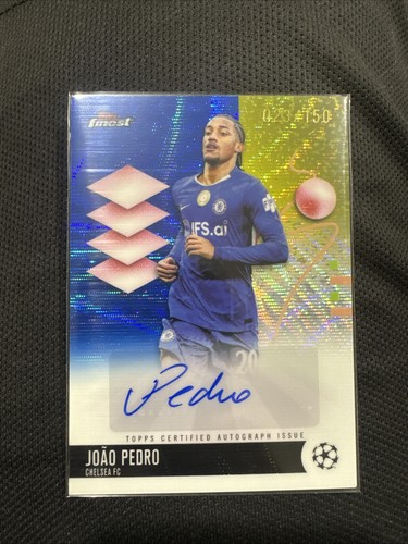 Joao Pedro Topps Finest UCC 25/26 Chelsea Auto /150
