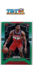 Admiral Schofield 2019-20 Panini Prizm Green #280 Washington Wizards RC 78