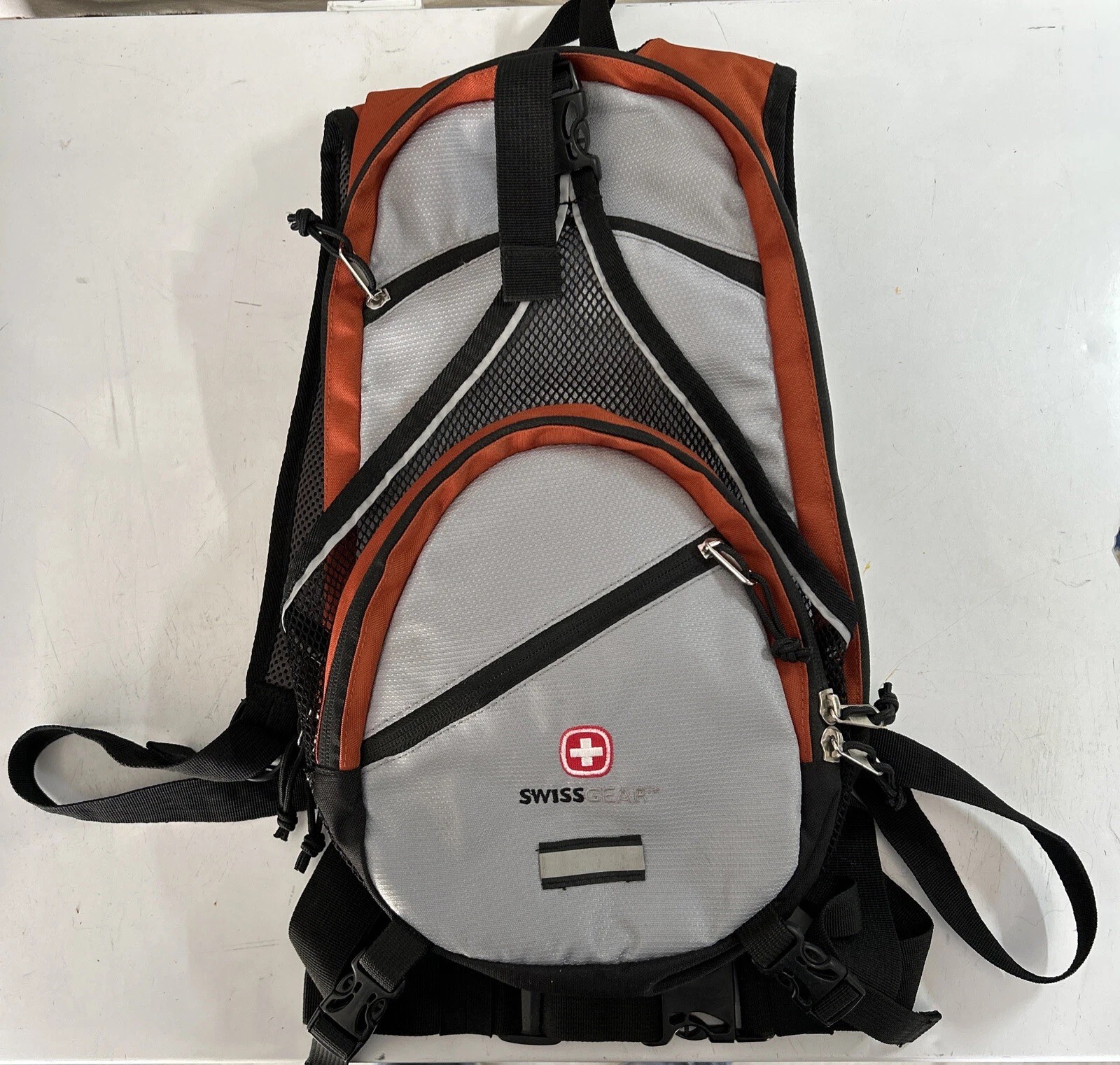 Black Orange Grey Swiss Gear Hydration Hiking Cycling Travel