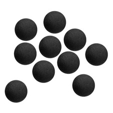 10Pack Wool Felt Balls Beads Wool Felting Pom 3.1cm 31mm Black