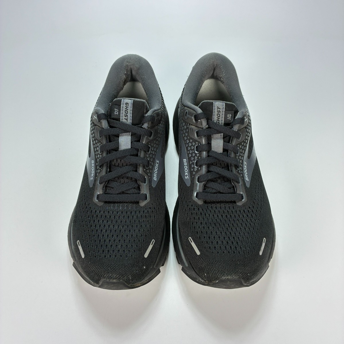 Brooks Ghost 14 Black Lace Up Running Shoes Sneakers  display picture 2