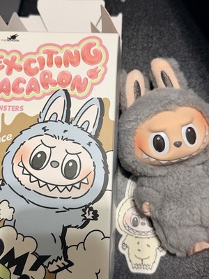 POPMART Labubu Plush Doll the Monsters Exciting Macaron Series