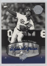 2004 Upper Deck Legends Timeless Teams Silver Auto Alejandro Pena #206 Auto 7xr