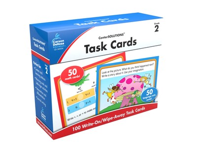 Carson-Dellosa Task Cards Learning Cards 2