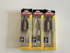 Lot of 3 NEW Berkley Powerbait Cullshad 8 Swimbaits