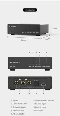 SMSL SU-1 MQA DAC AK4493S XU316 768kHz Hi Res